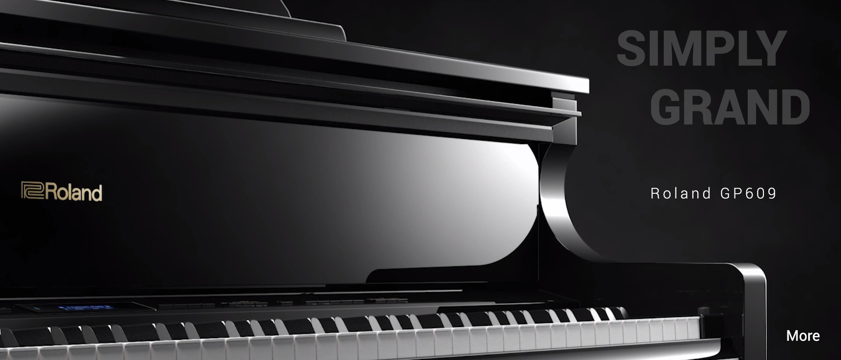 The Roland GP609 digital grand piano